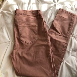 Old Navy Pink/Mauve Rockstar Jeans High Rise Super Skinny 8